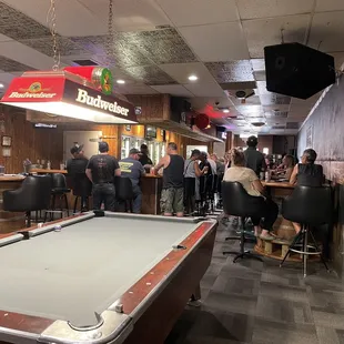 a pool table