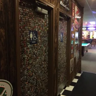 Bottle cap doors!