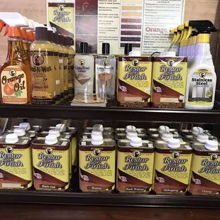 Give your furniture nourishment! We sell Howard products.