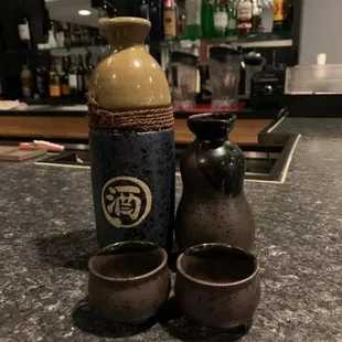 drink, sushi and sashimi