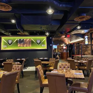 One of many Sports Themes at Toms Sports Bar Restaurant