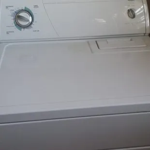 The broken dryer.