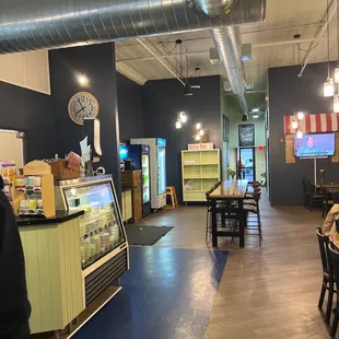 Inside the restaurant