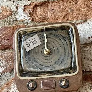 What&apos;s on the TV? LOL. Clock artwork for sale