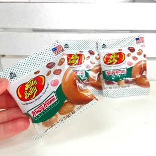 a bag of jelly belly donuts