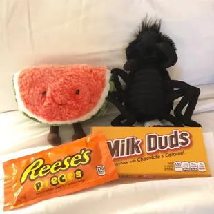 a watermelon and a jelly