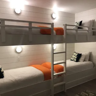 Great bunk bed set-up in second bedroom.