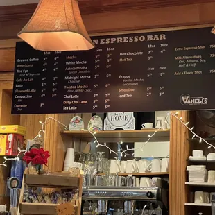 The coffee bar