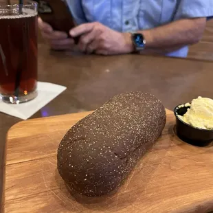 Warm bread and butter