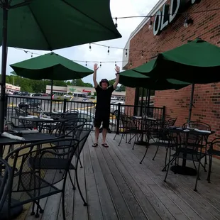 Outside patio is the jam!