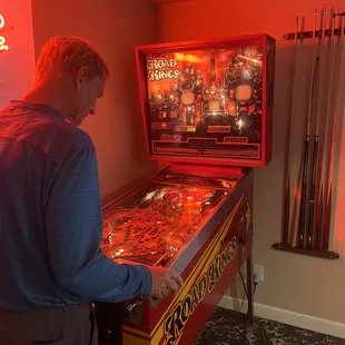 Pin ball in basement