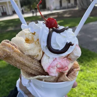 Churro sundae!