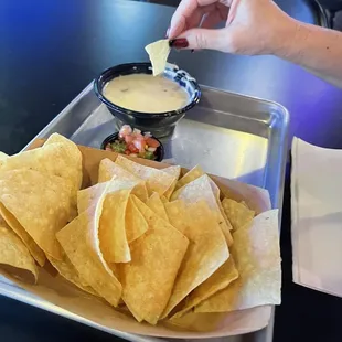 Some really good Green Chili Queso!