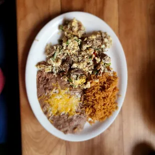 Machaca and Eggs