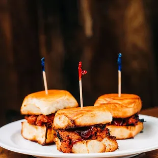 two sandwiches on a plate