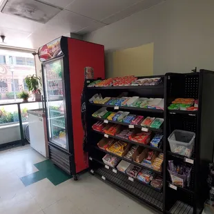 a view of an old town sandwich shop