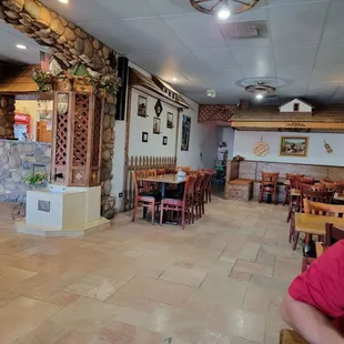 the interior of a restaurant