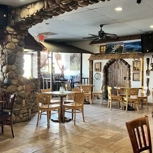 the interior of a restaurant