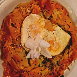 Spinach and Cheese Burek with Egg