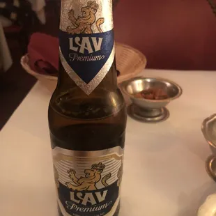 Wide variety of European beer.