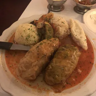 Sarma.  A delicious cabbage roll.