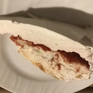 I also took home a piece of the strawberry Schaum torte! Very tasty!!!