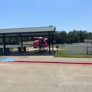 Fenced in Playground