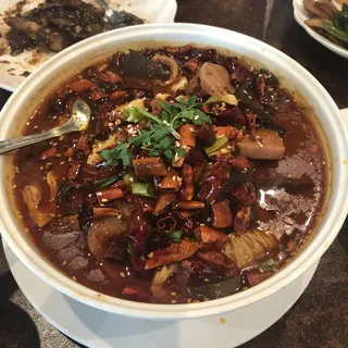 Szechuan Style Blood Curd