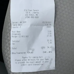 Lunch 2-no adult beverages