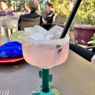 Prickly pear margarita, lots of syrup