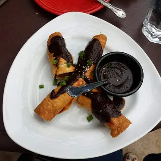 Flautas Con Mole