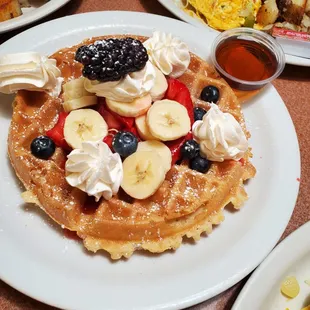 Came for the waffles!