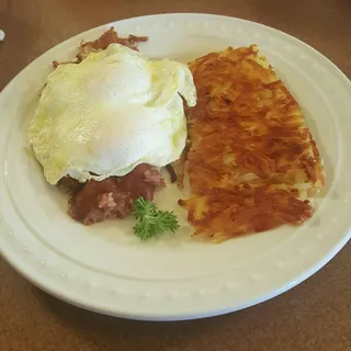 Corned Beef Hash And Eggs