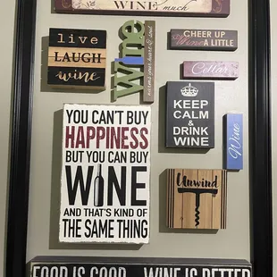 Reading material in the bathroom.