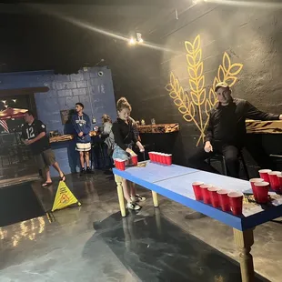 FUN TIMES!!!! Beer pong, darts, karaoke, golf, TV's, corn hole, patio!!!! Beer, wine and cocktails!!!!!