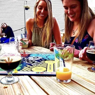 Variety of board games and card games available to play - free of charge!