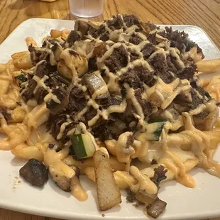 Steak hibachi fries