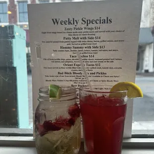 Drew's Breeze and Cherry Bourbon Smash