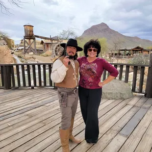 One of the stunt actors