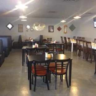 The restaurant is extremely clean