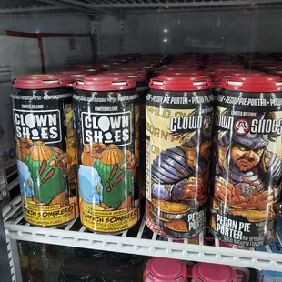 a shelf of old tyme liquors