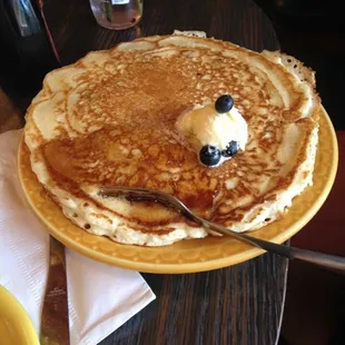 The huge pancakes!