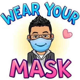 a man wearing a mask