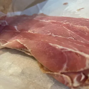 Prosciutto--oh and it's heavenly!