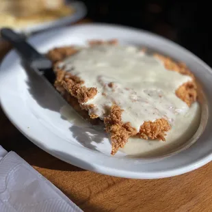 Chicken Fried Chicken YUM! cooked perfectly. Will def return just for this light, panko like crusted fried CFC  :)...