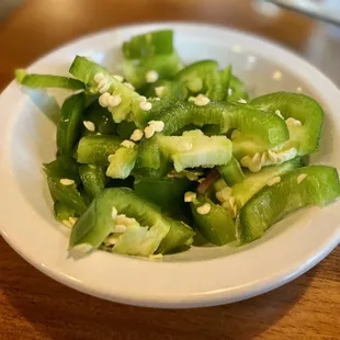 Side of fresh jalapeños ole!