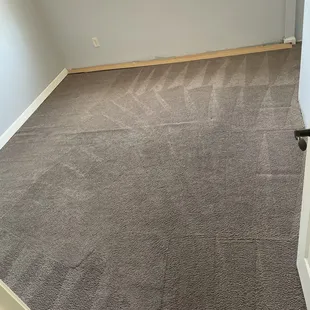 Carpet cleaned in bedroom that looks brand new!