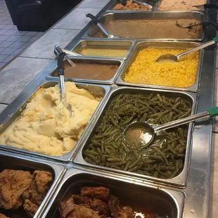 a variety of food items