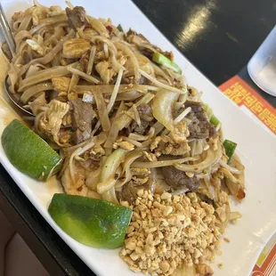 Combination Pad Thai.
