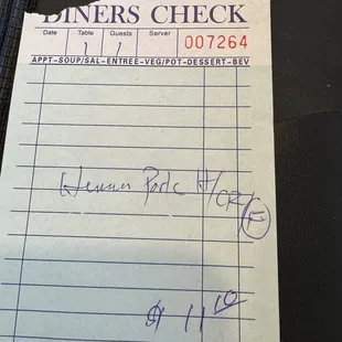 a check and a cell phone